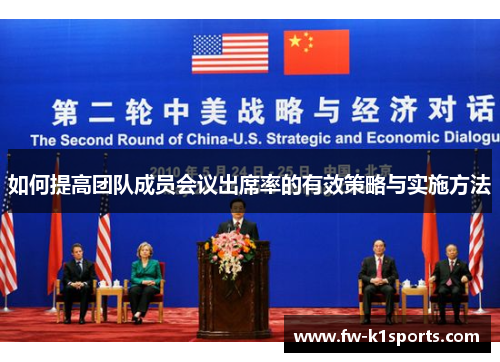 如何提高团队成员会议出席率的有效策略与实施方法